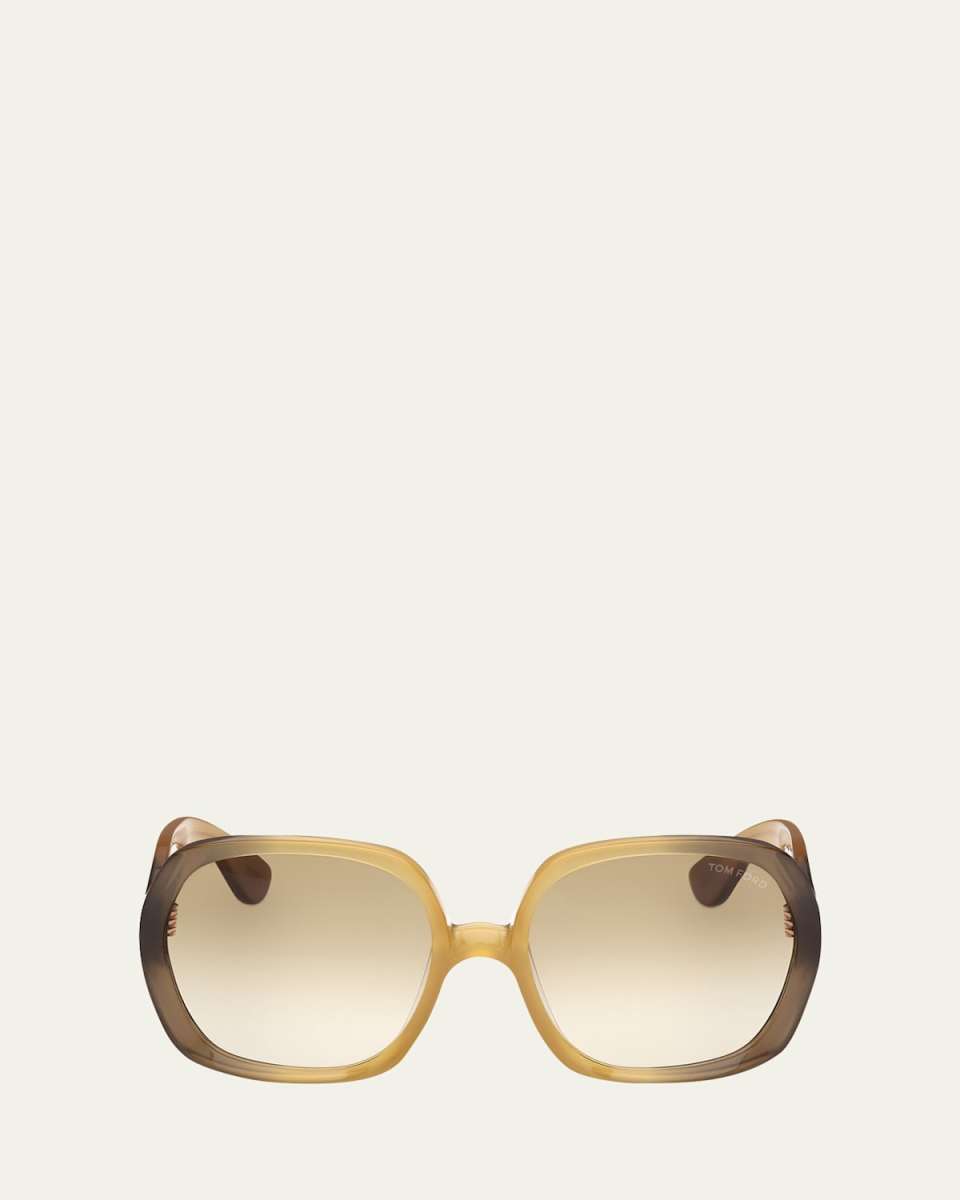 Saffron Square Acetate Sunglasses